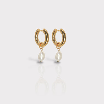 Laura Thick Baroque Pearl Earrings