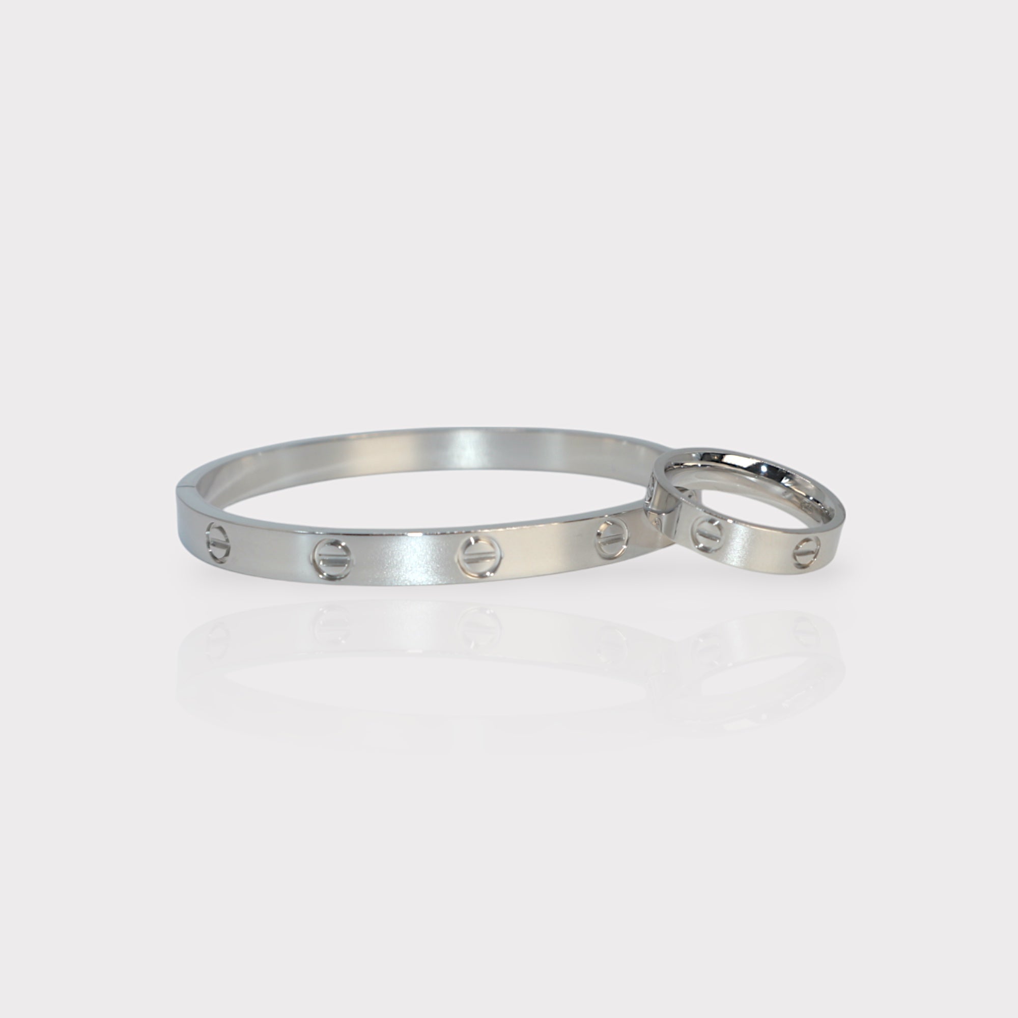 Ruth 2.0 Silver Ring and Bracelet Set